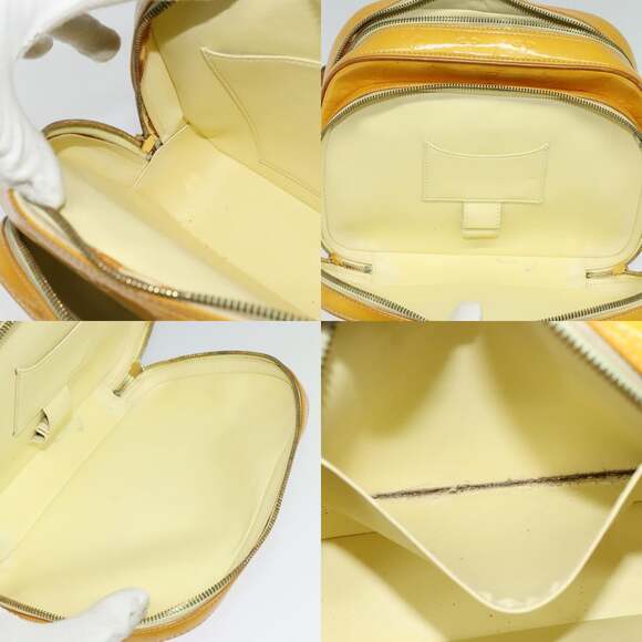 LOUIS VUITTON Monogram Vernis Marley Backpack Yellow M91040 - Picture 12 of 13